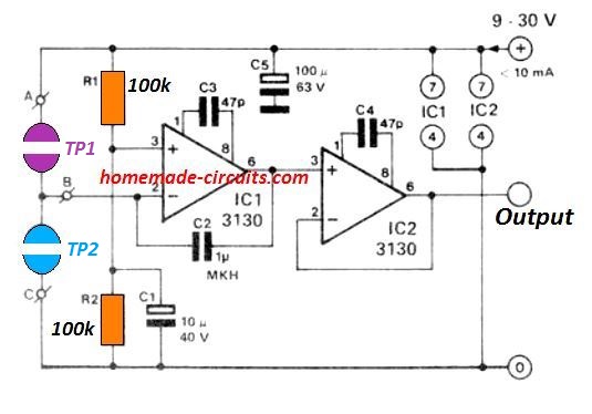 touch pad circuit