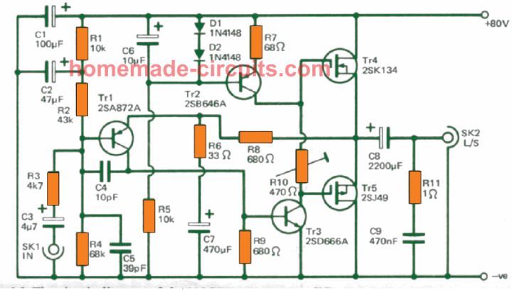 35 watt mosfet amplifier design