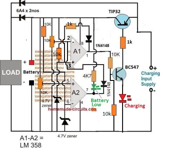 op amp transistor solid-state battery cut off