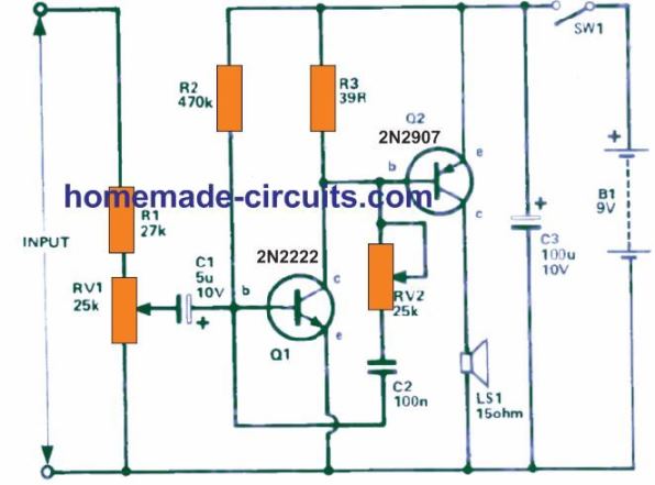 simple amplifier circuit