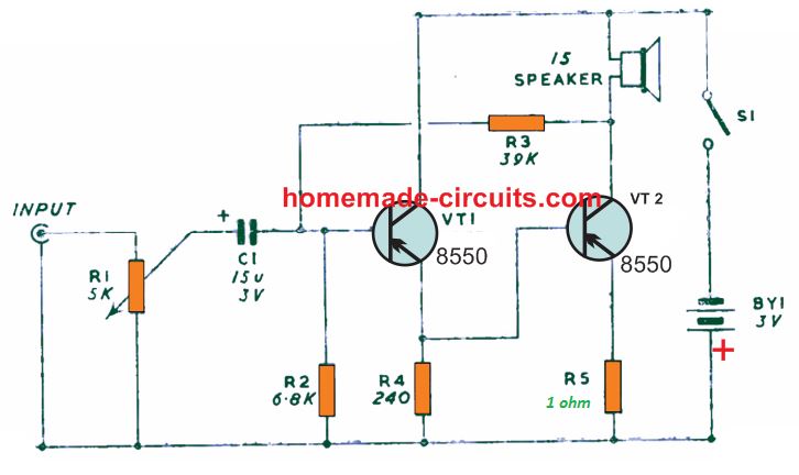submini amplifier circuit