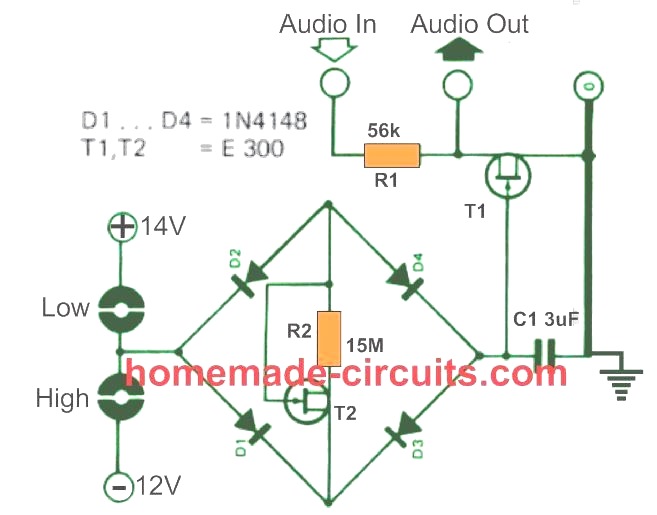 Touch Volume Control Circuit Homemade