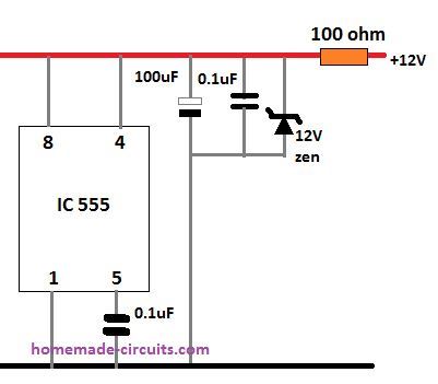 IC protection snubber circuit against moroe back emf transient