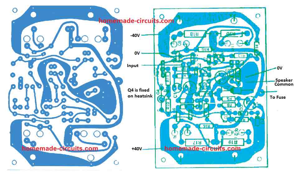 PCB designs for guitar amplifier