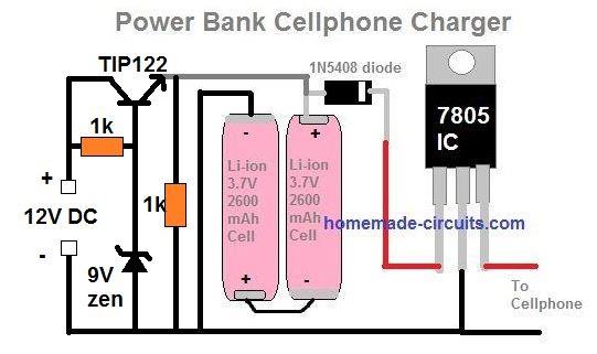 power bank charger circuit