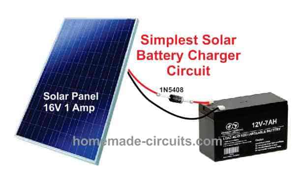 9 Simple Solar Battery Charger Circuits Homemade Circuit Projects - Diy Solar Panel Charge Controller