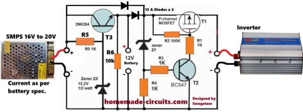 simples online UPS circuit