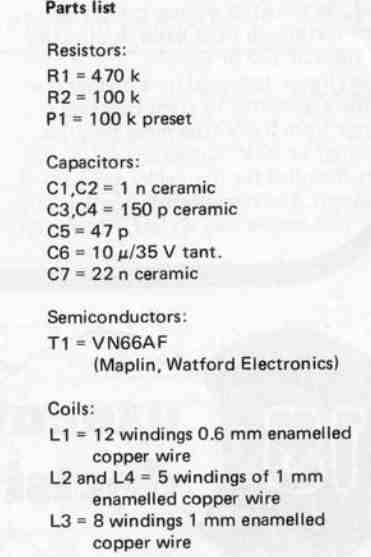 parts list compressed