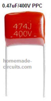 0.47uF 400V