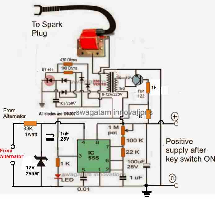 Electronic 12v Dc Capacitive Discharge