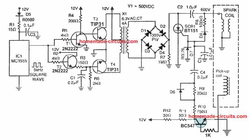 Electronic 12v Dc Capacitive Discharge