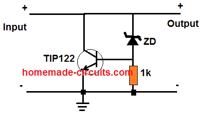 windmill alternator transistor shunt circuit