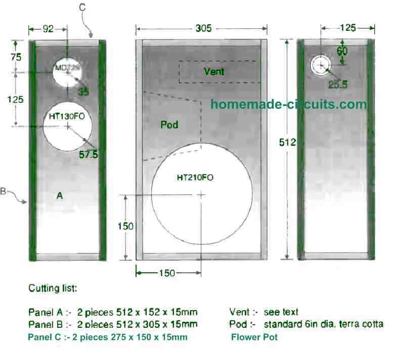 Extended High Bass Effect from Small Speaker Box [Cross-Over