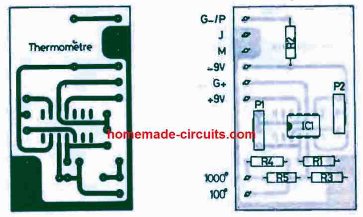 100 °C to 1000 °C Thermocouple Temperature Meter PCB Design