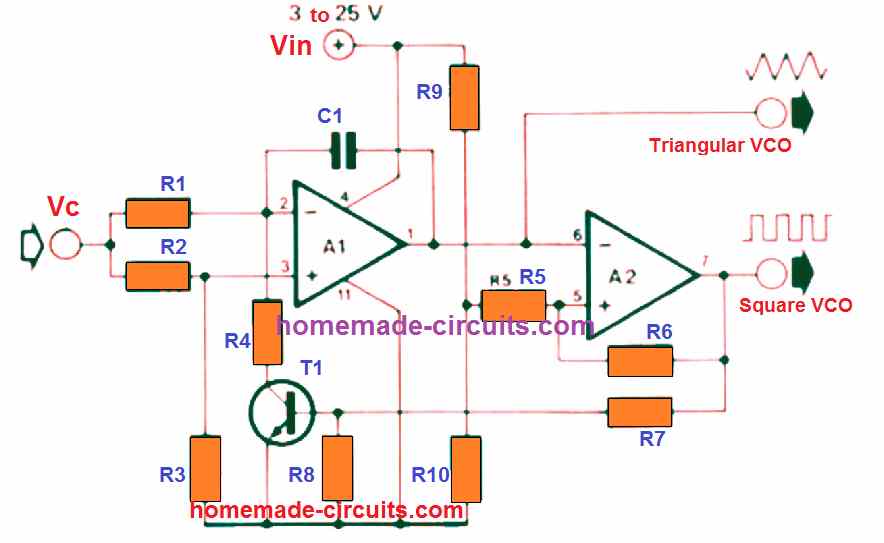 6 Useful Voltage Controlled Oscillator Circuit Explored - Homemade Circuit  Projects