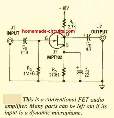 FET preamp compressed