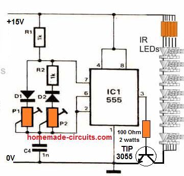 IR LED power flood lights