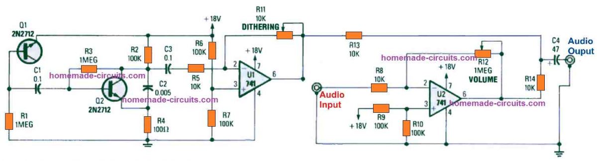 Audio Dithering Circuit for Enhanced Crisper Music