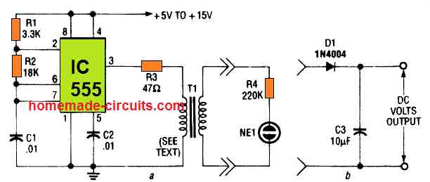 neon lamp driver circuit