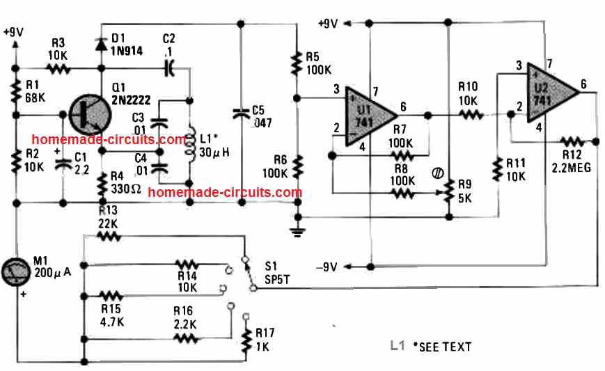 9 Simple Metal Detector Circuits Explained | Homemade Circuit Projects