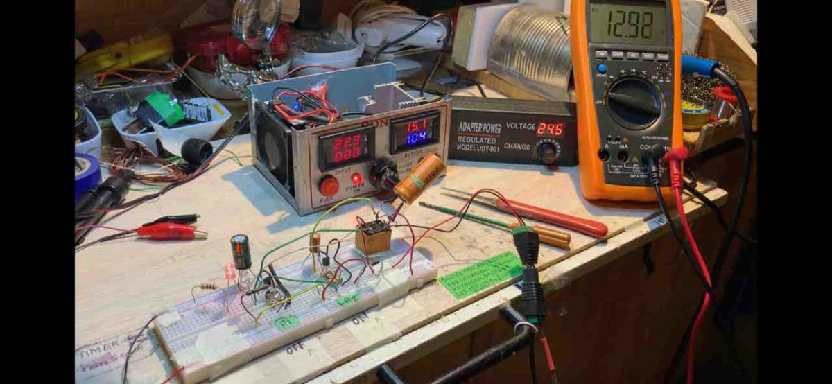 #3 auto adjusting battery charger circuit prototype