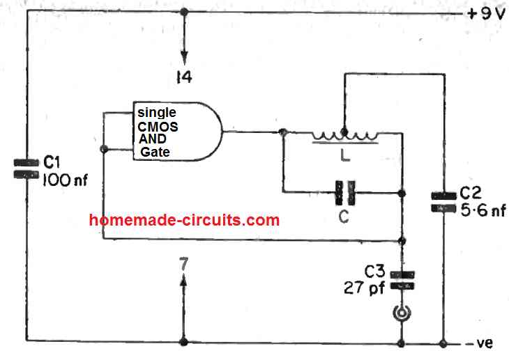 Hartley oscillator compressed