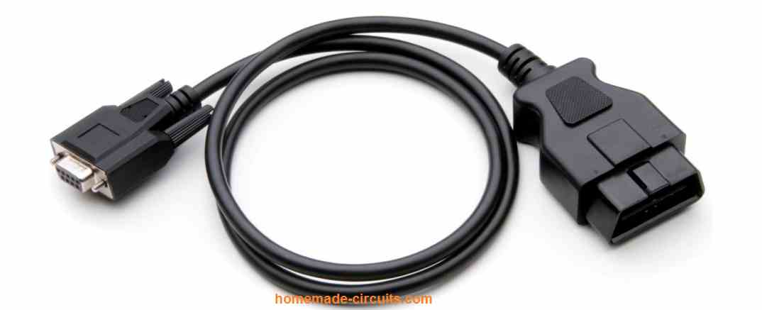 OBD cable compressed