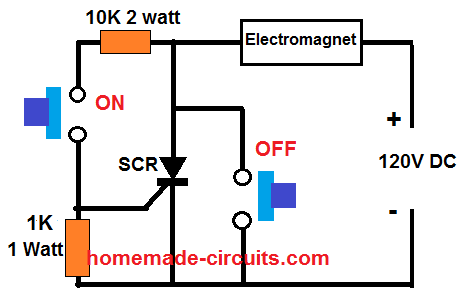 how to use SCR as a switch