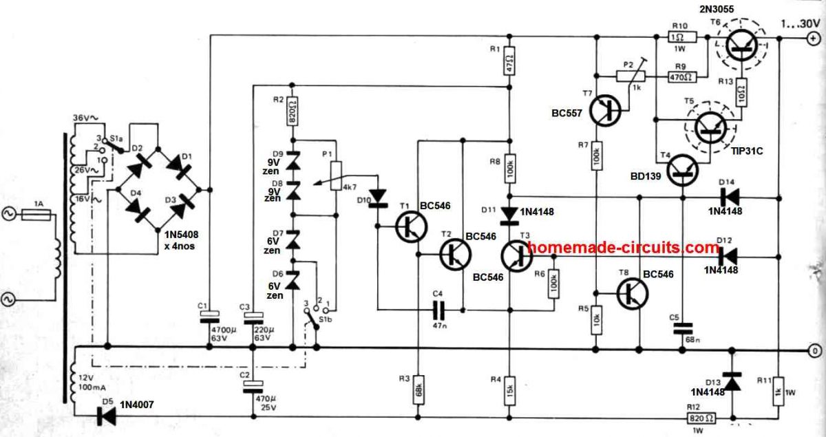 DIY Lab Bench Power Supply 