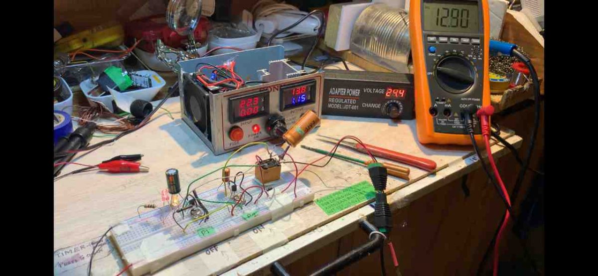 #2 auto adjusting battery charger circuit prototype
