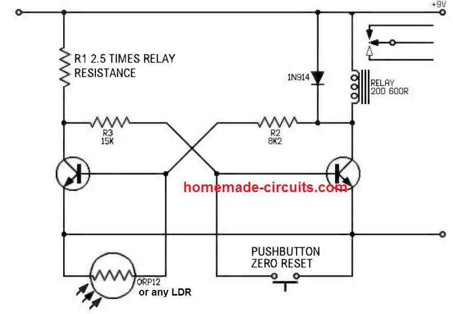 photoelectric relay circuit compressed
