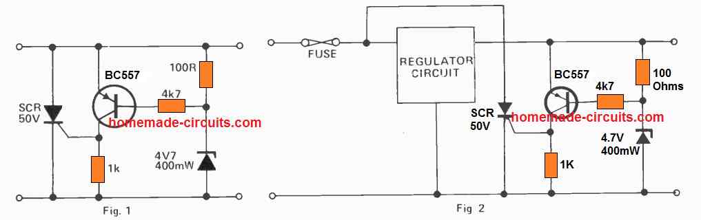 SCR, Fuse Crowbar Circuit 