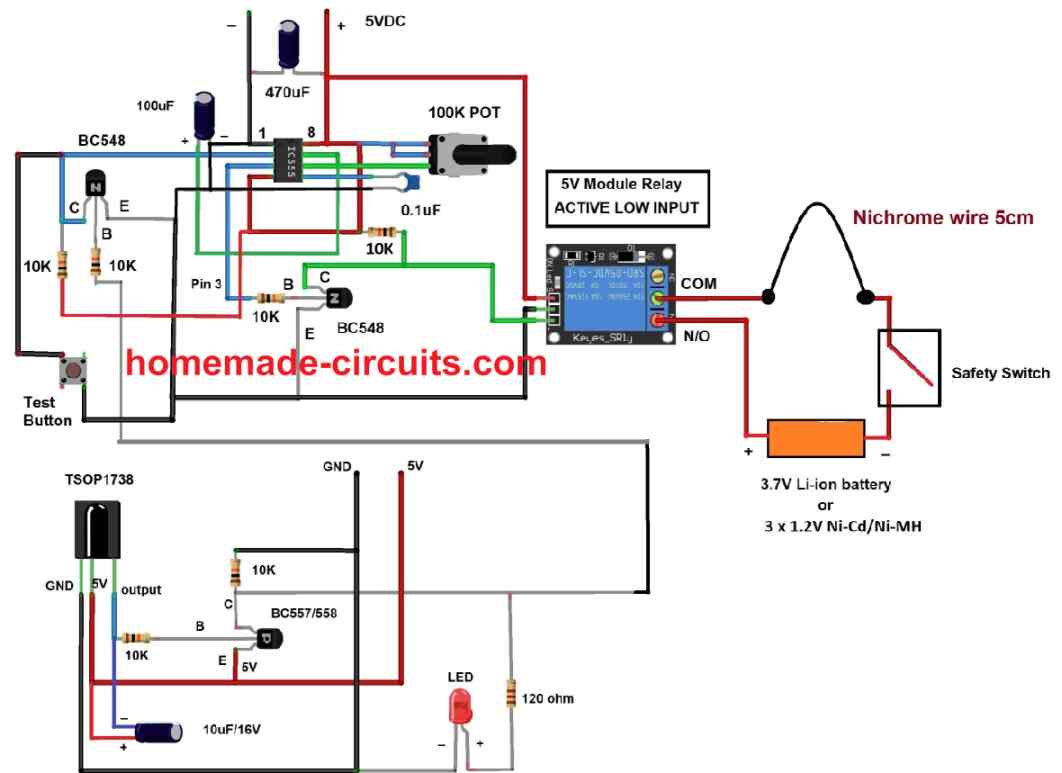IR and monostable multivibrator