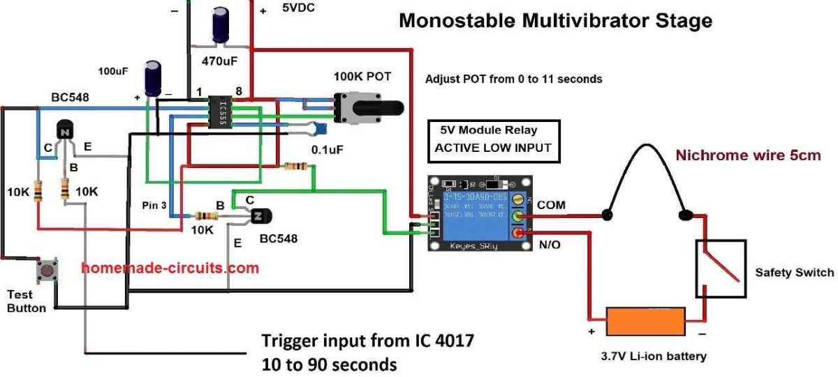 monostable multivibrator