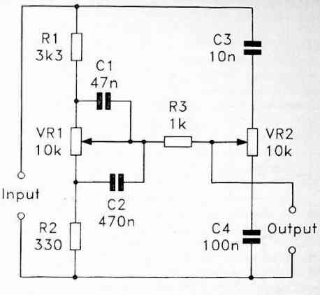 Simple Tone Control Circuits | Homemade Projects