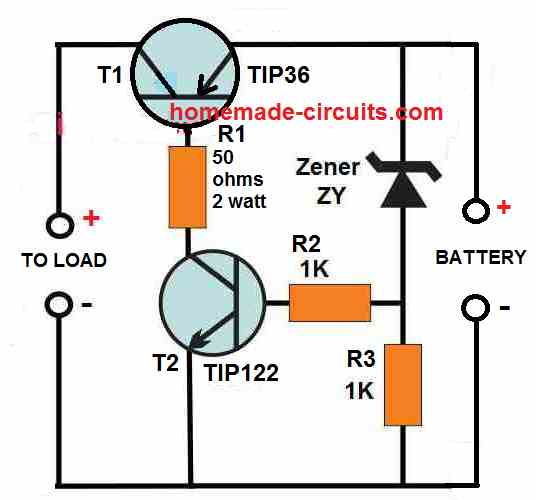 Battery Deep Discharge Protection Circuit | Homemade Circuit Projects