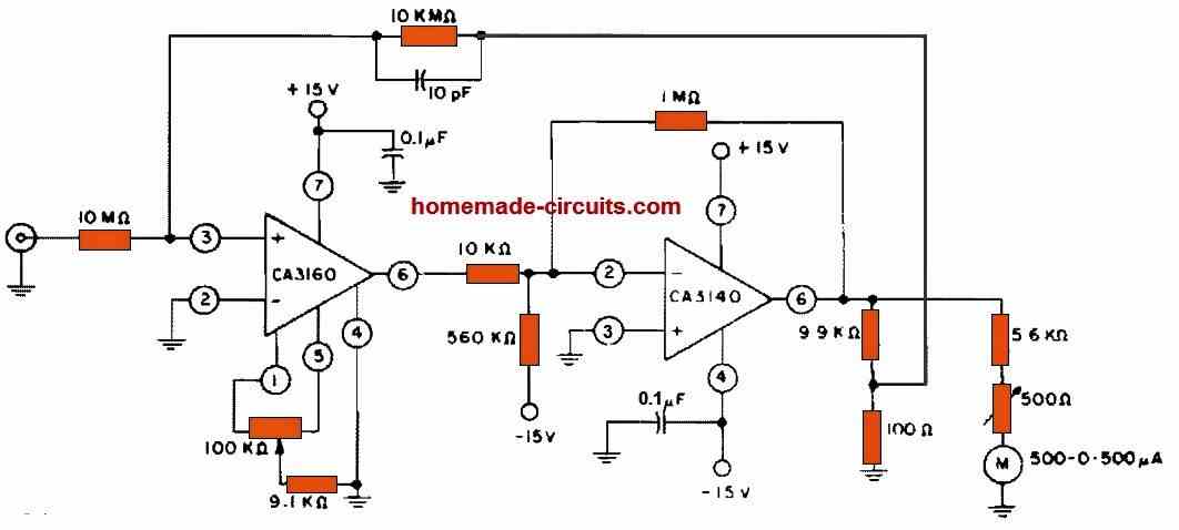 picoammeter circuit