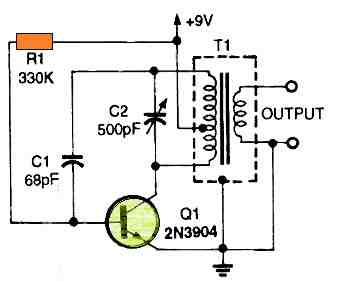 Beat Frequency Oscillator BFO circuit