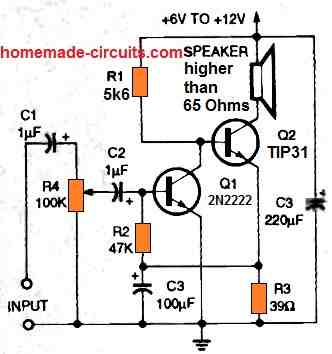 Class A Amplifier circuit