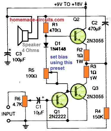 class AB amplifier