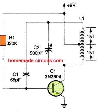 Simplest Metal Detector circuit