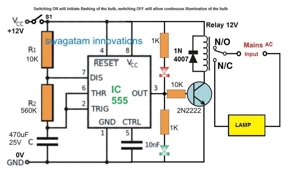 two way warning flasher, for elderly members