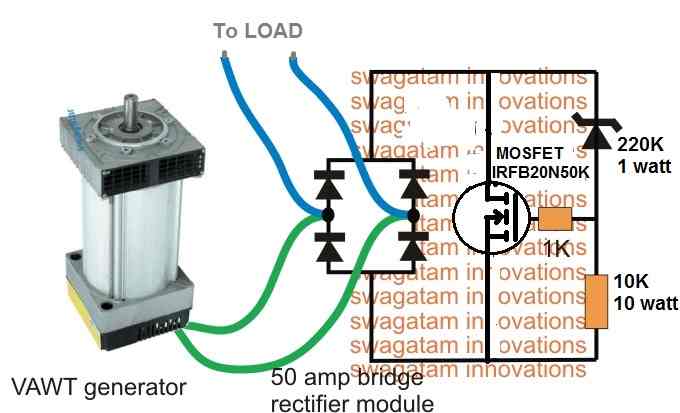 Simple Vertical Axis Wind Turbine Generator Circuit - Homemade Circuit  Projects