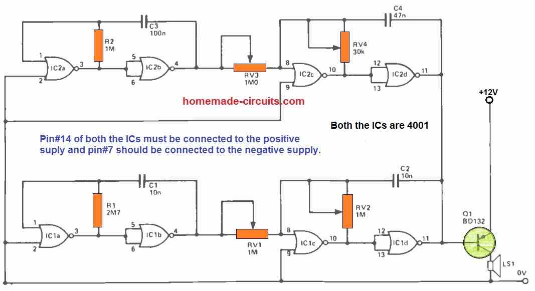 sound effect generator circuit