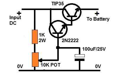 18V to 14V converter for battery charger