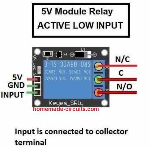 5 relay module wiring details