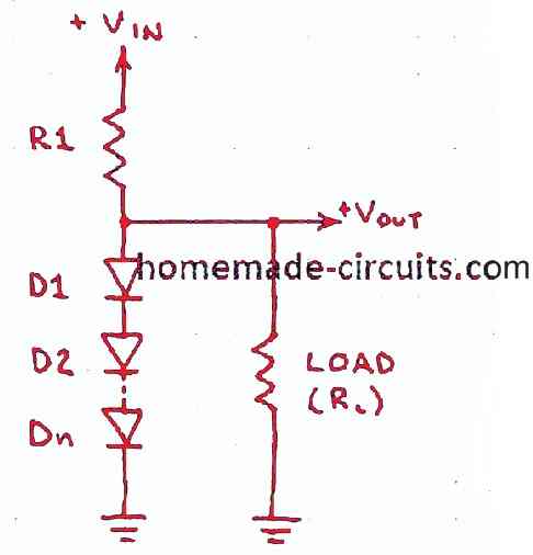 Using Diodes as Voltage Regulator