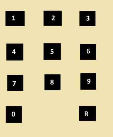 keypad buttons