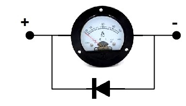 meter protector using diode