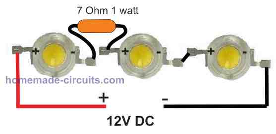 3 watt led configuration